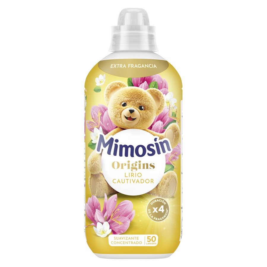 Suavizante concentrado MIMOSIN origins lirio cautivador 50 lavados 900 ml