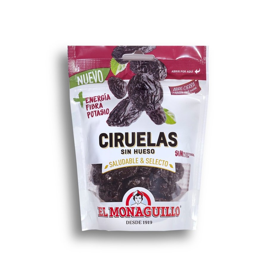 Ciruela pasa sin hueso EL MONAGUILLO 150 g