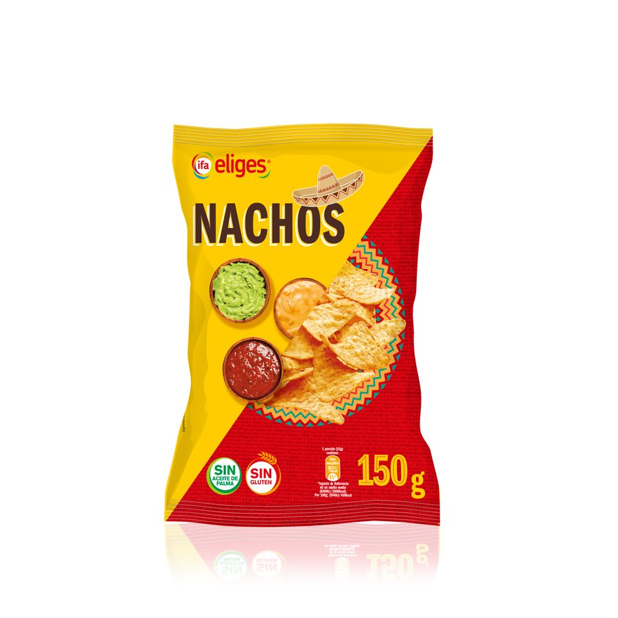 Nachos maíz IFA ELIGES 150 g