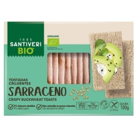 Torradas crocantes sarraceno SANTIVERI Bio 100 g