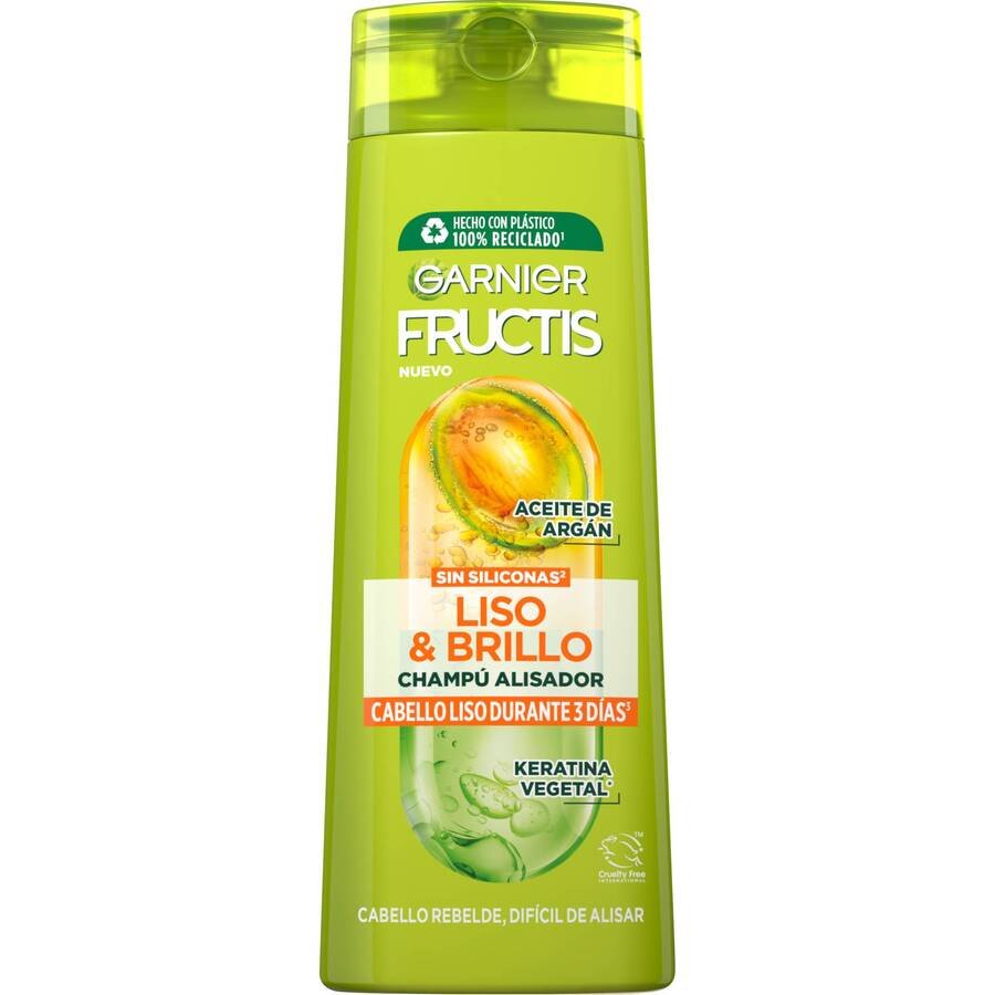 Champú FRUCTIS liso y brillo 380 ml