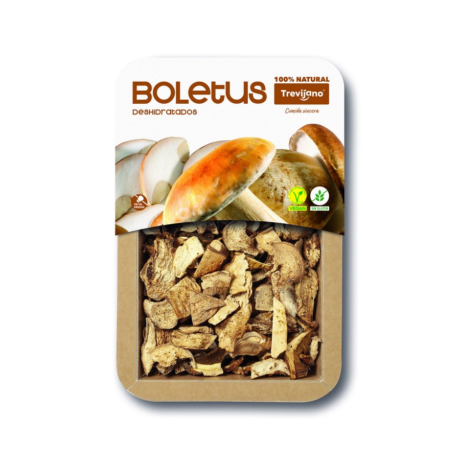 Boletus edulis deshidratados TREVIJANO bandeja 40 g