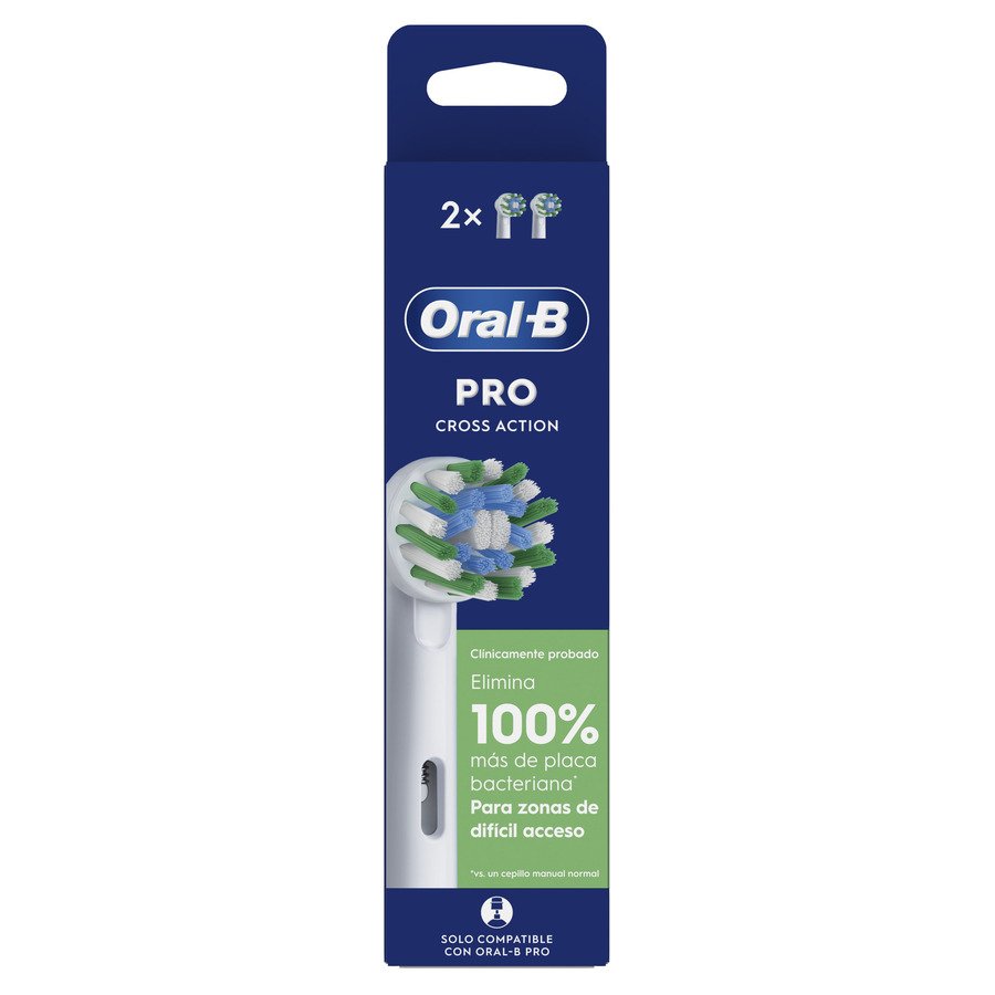 Recambio cepillo eléctrico ORAL-B Cross Action 2 unidades