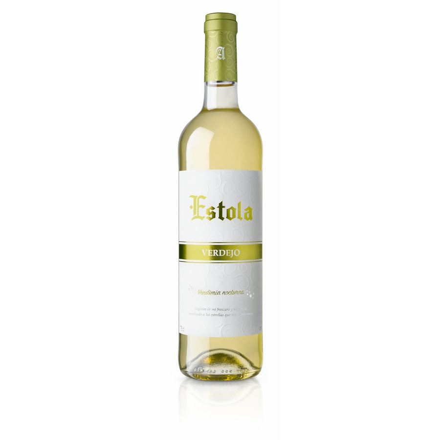 Vino blanco D.O.La Mancha ESTOLA verdejo botella 75 cl