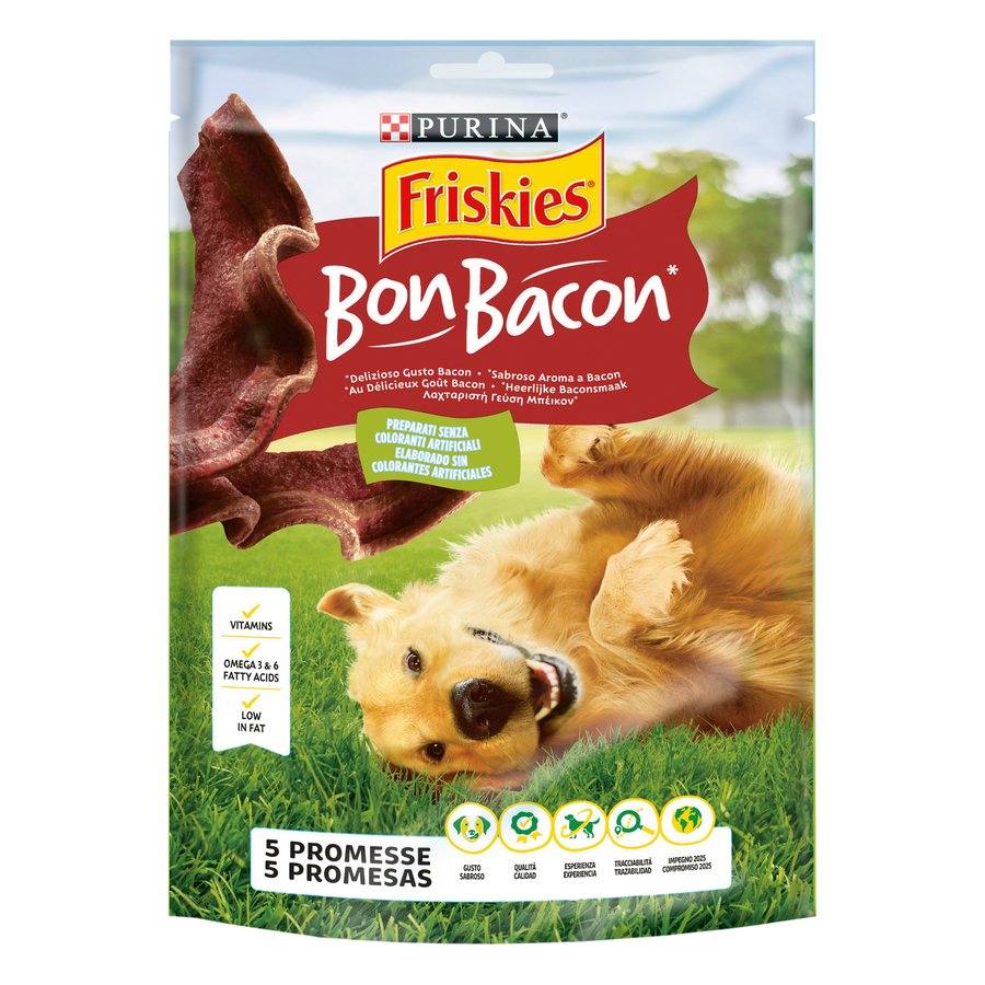 Snack perro FRISKIES Bon Bacon 120 g