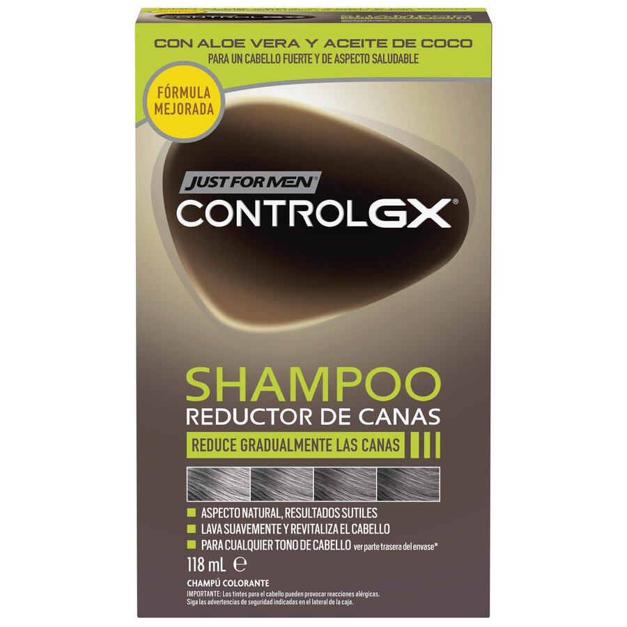 Champú reductor de canas JUST FOR MEN Control-GX 118 ml