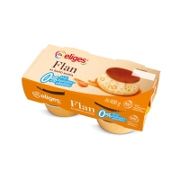 Flan IFA ELIGES 0% materia grasa 0% azúcares añadidos 4x100 g