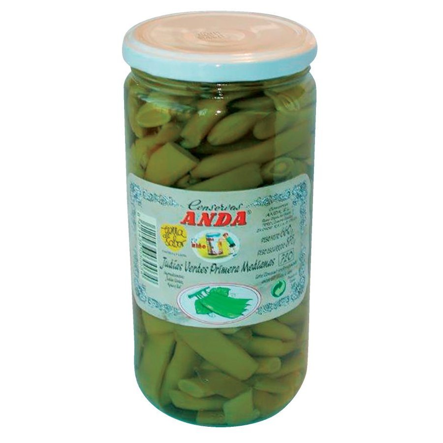 Judías verdes ANDA planas frasco 375 g pne