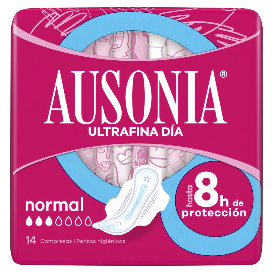 Compresa AUSONIA ultrafina normal alas 14 unidades