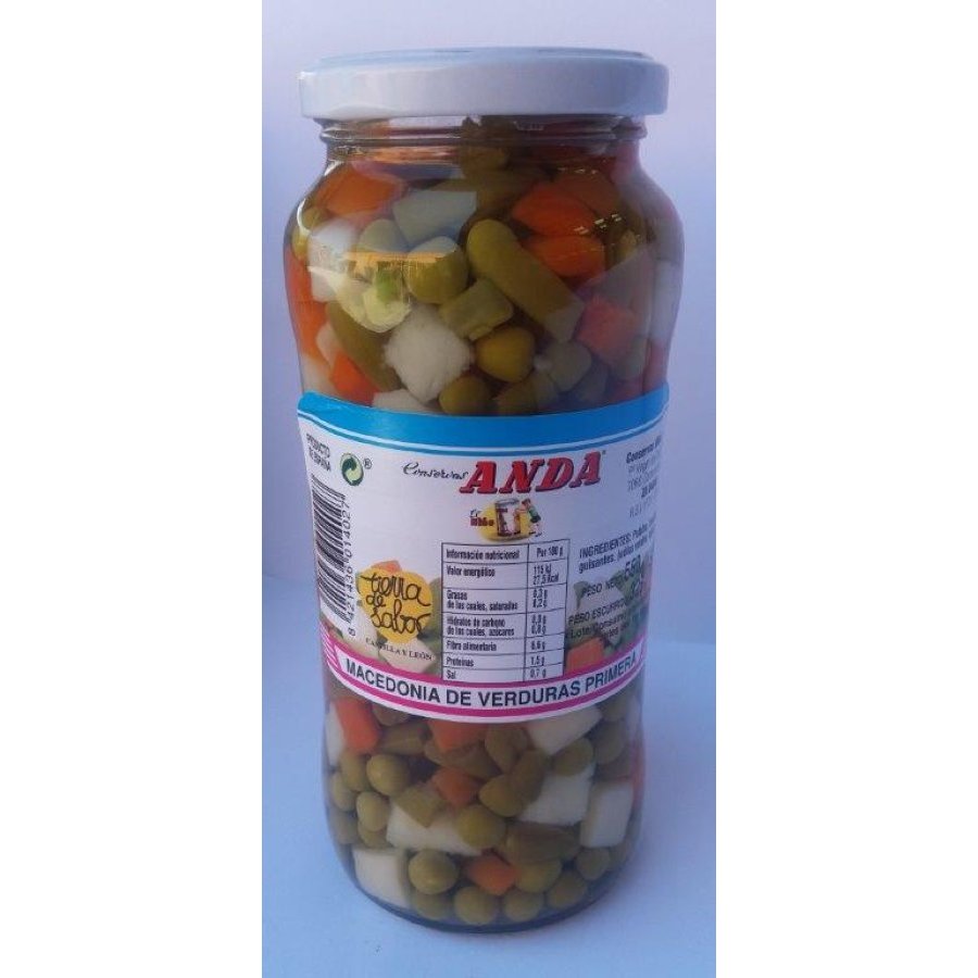 Macedonia de verduras ANDA tarro 325 g pne.