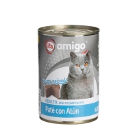 Alimento gato paté atún IFA AMIGO lata 400 g