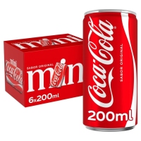 Refresco COCA-COLA normal lata pack 6x20 cl