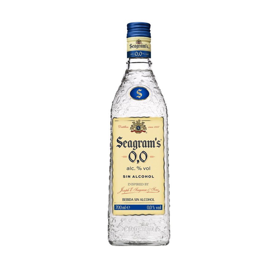 Bebida sin alcohol SEAGRAM'S 0,0% botella 70 cl