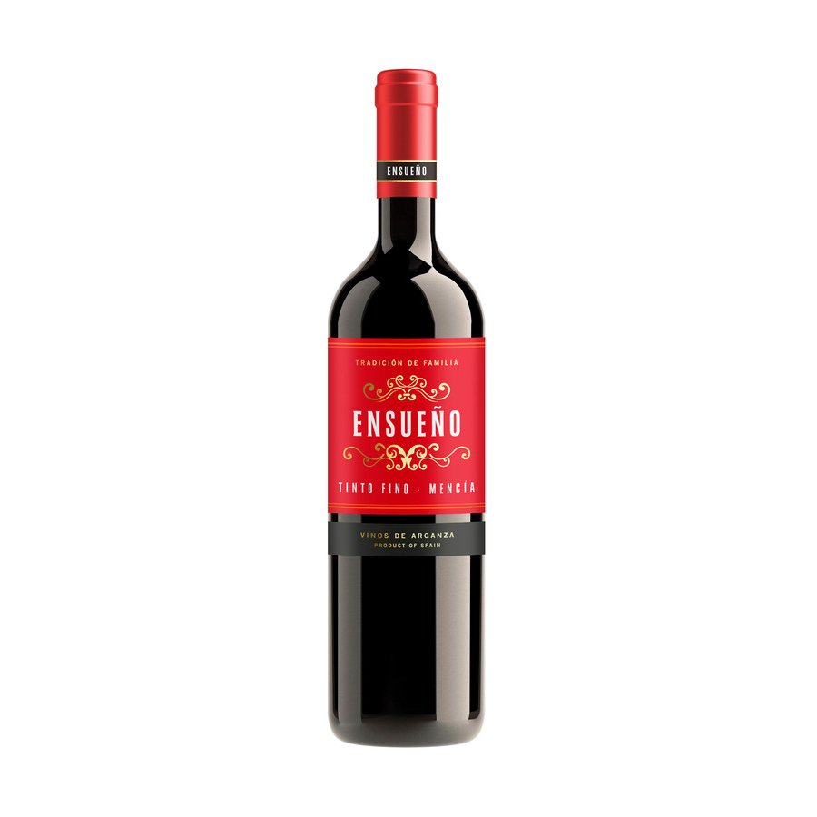 Vino tinto D.O.Bierzo ENSUEÑO mencía botella 75 cl