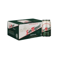 Cerveza SAN MIGUEL lata pack 12X33 cl
