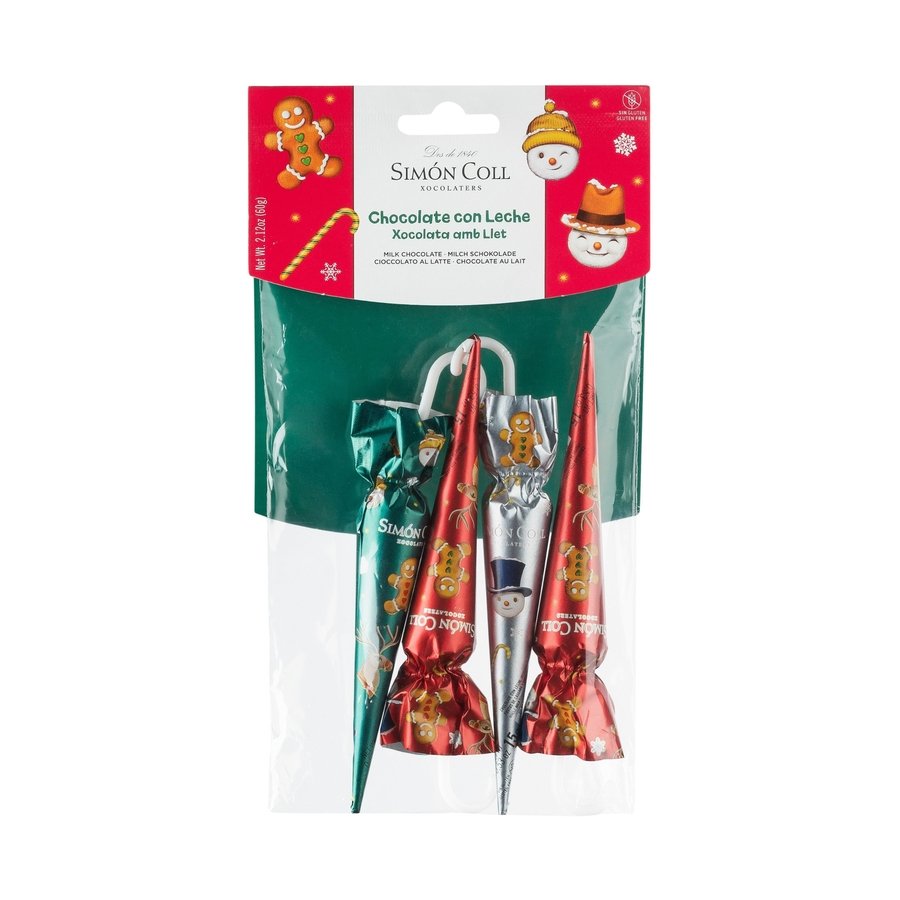 Sombrillas navidad SIMON COLL pack 4 60 G