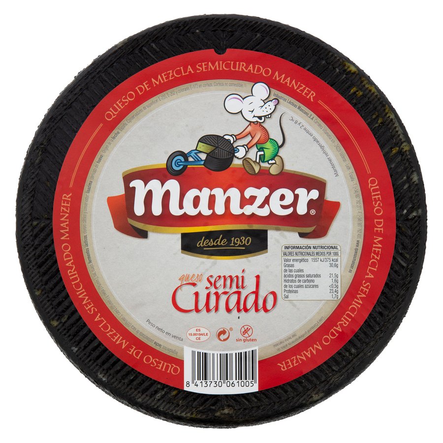 Queso semicurado MANZER kilo