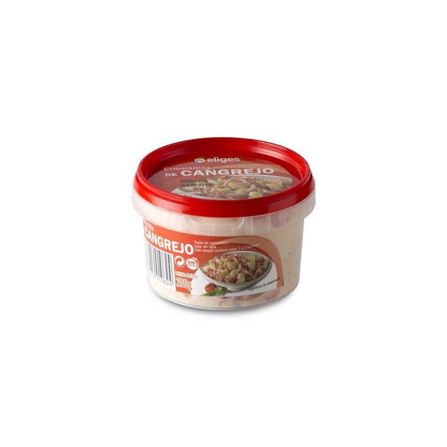 Ensaladilla de cangrejo IFA ELIGES tarrina 250 g