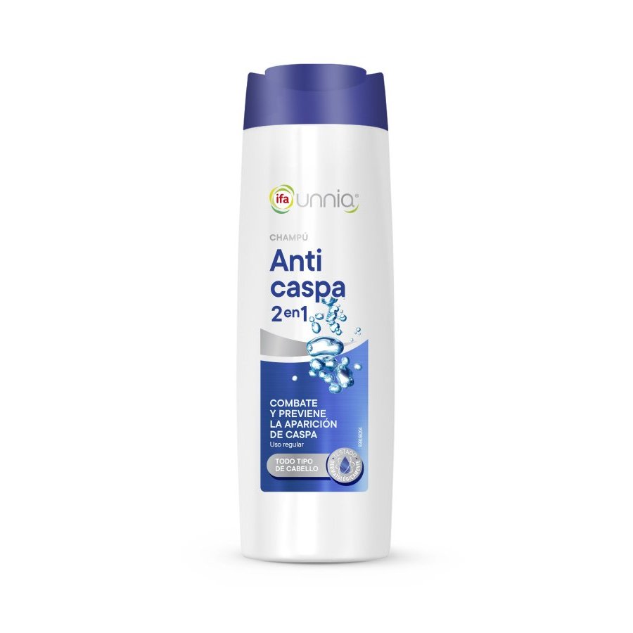 Champú anticaspa 2 en 1 IFA UNNIA 400 ml