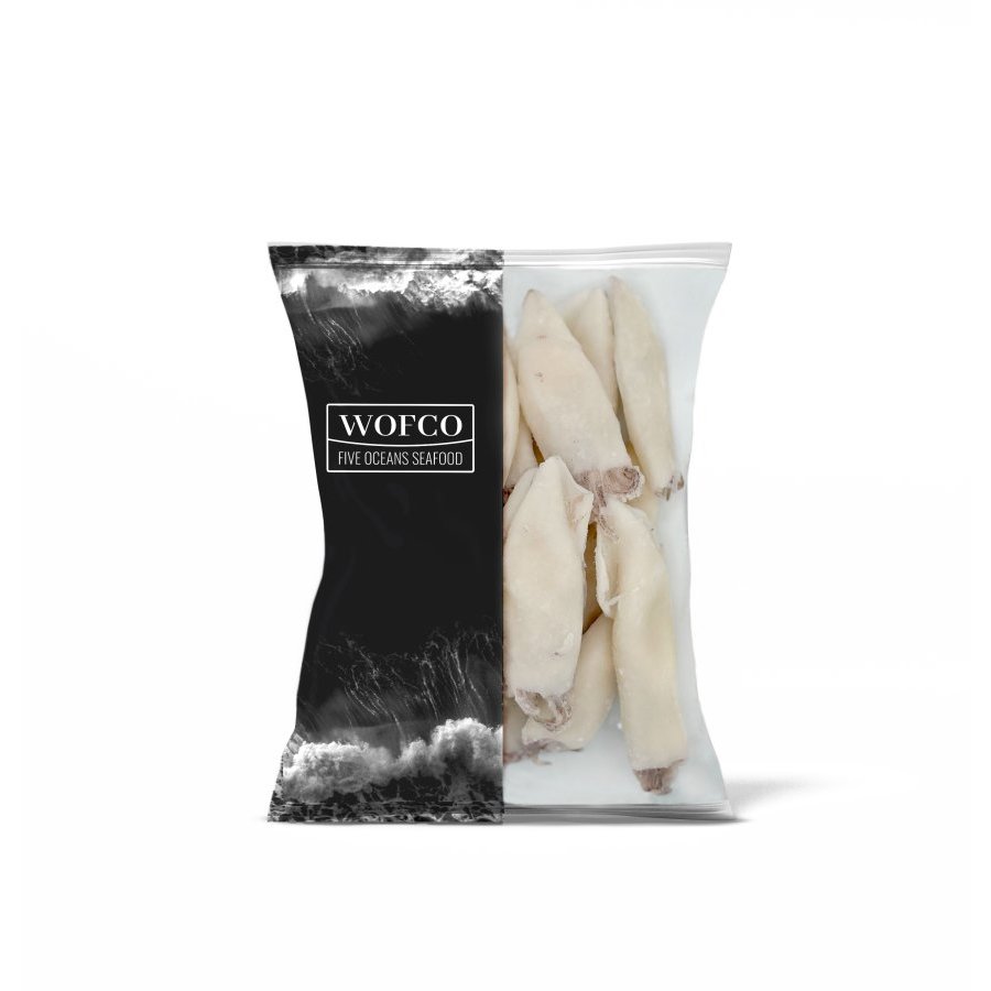 Calamar patagónico limpio congelado WOFCO 360G