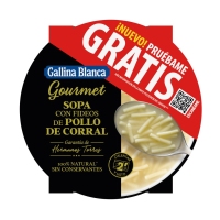 Sopa de pollo de corral con fideos GALLINA BLANCA 300 g