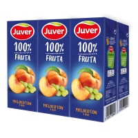 Zume JUVER 100% froita melocotón-uva 6x200 ml