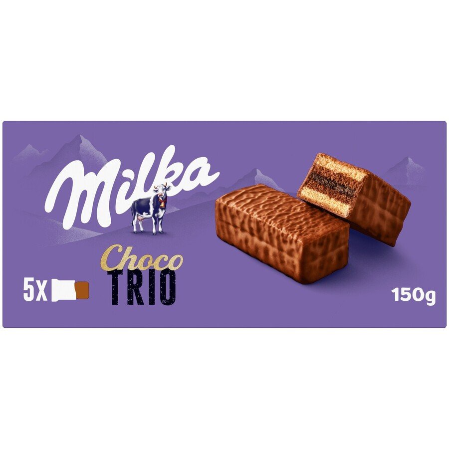 Bizcochos MILKA Choco Trío 150 g