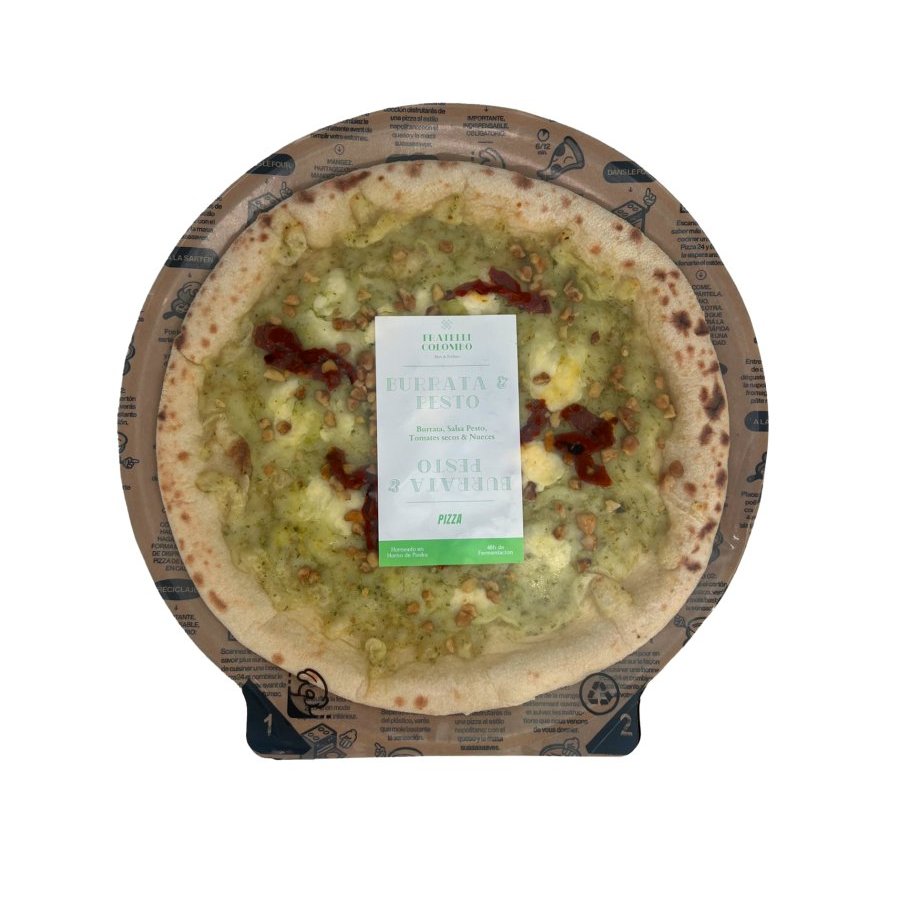 Pizza fresca FRATELLI COLOMBO Burrata & Pesto 415 g