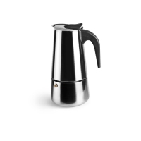 Cafetera express inoxidable moka 10 tazas