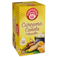 Infusión POMPADOUR cúrcuma con canela y vainilla 20 unidades