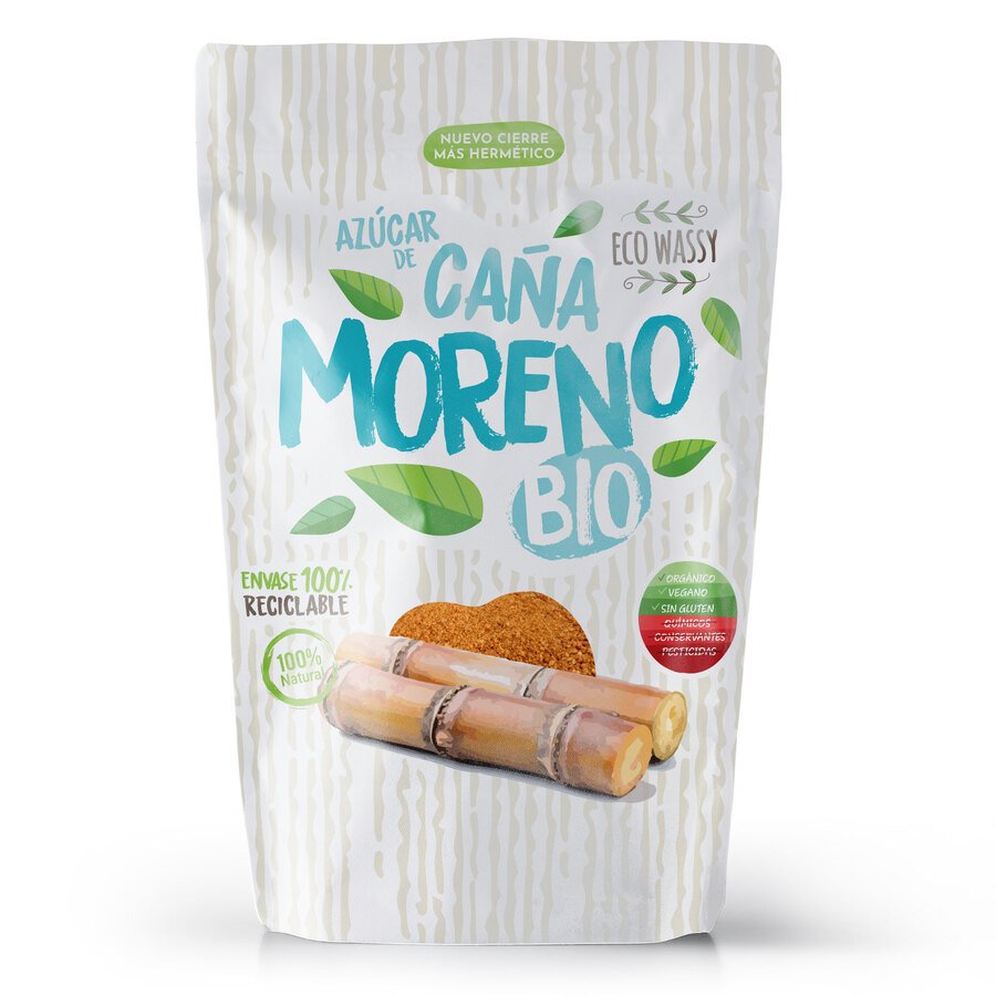 Azúcar moreno de caña ECO WASSY Bio 500 g