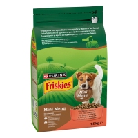 Alimento can mini FRISKIES menú boi 1,5 kg
