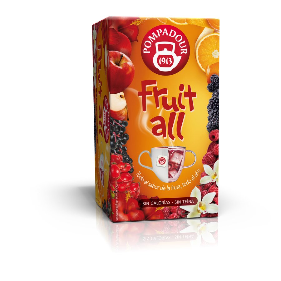 Multinfusión POMPADOUR Fruit All sin teína 20 unidades
