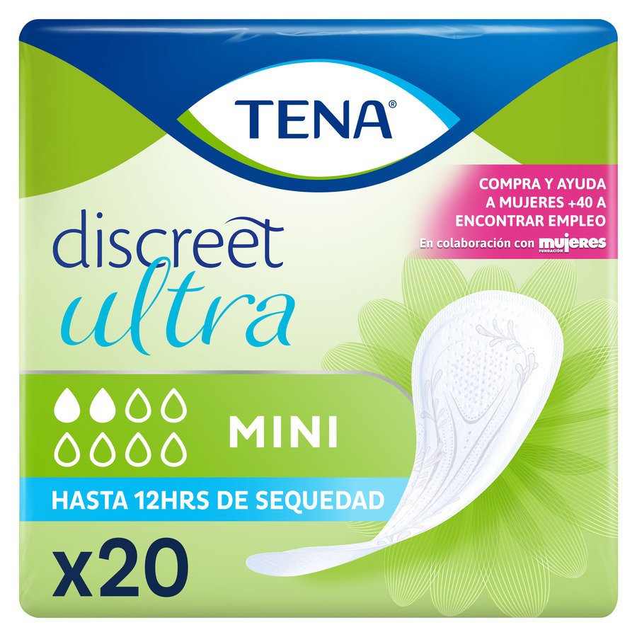 Compresas incontinencia TENA Discreet Ultra Mini 20 unidades