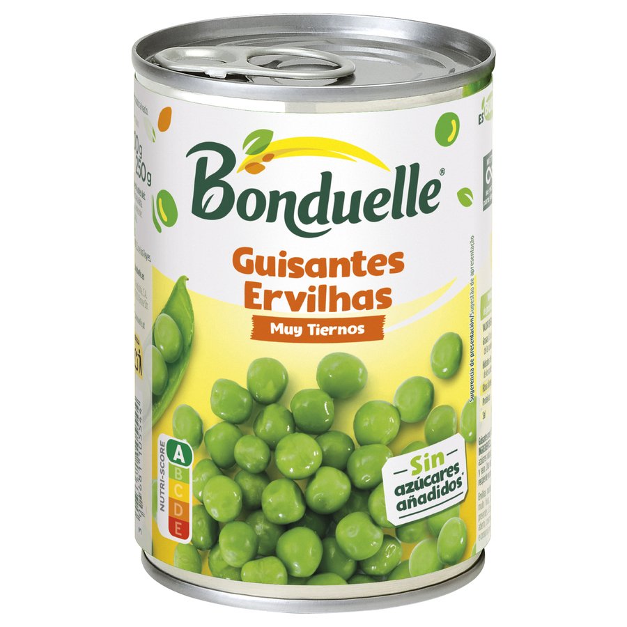 Guisantes BONDUELLE muy finos bote 280 g pne.