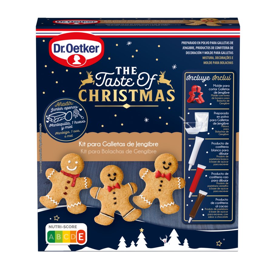 Imagen de Kit galletas jengibre DR OETKER Navidad 337 g