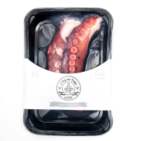 Patas pulpo cocido REY DEL PULPO bandeja 300 g aproximado