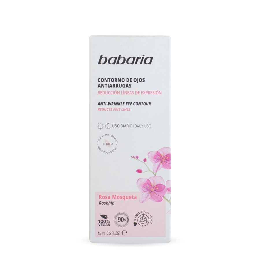 Contorno de ojos BABARIA rosa mosqueta 15 ml