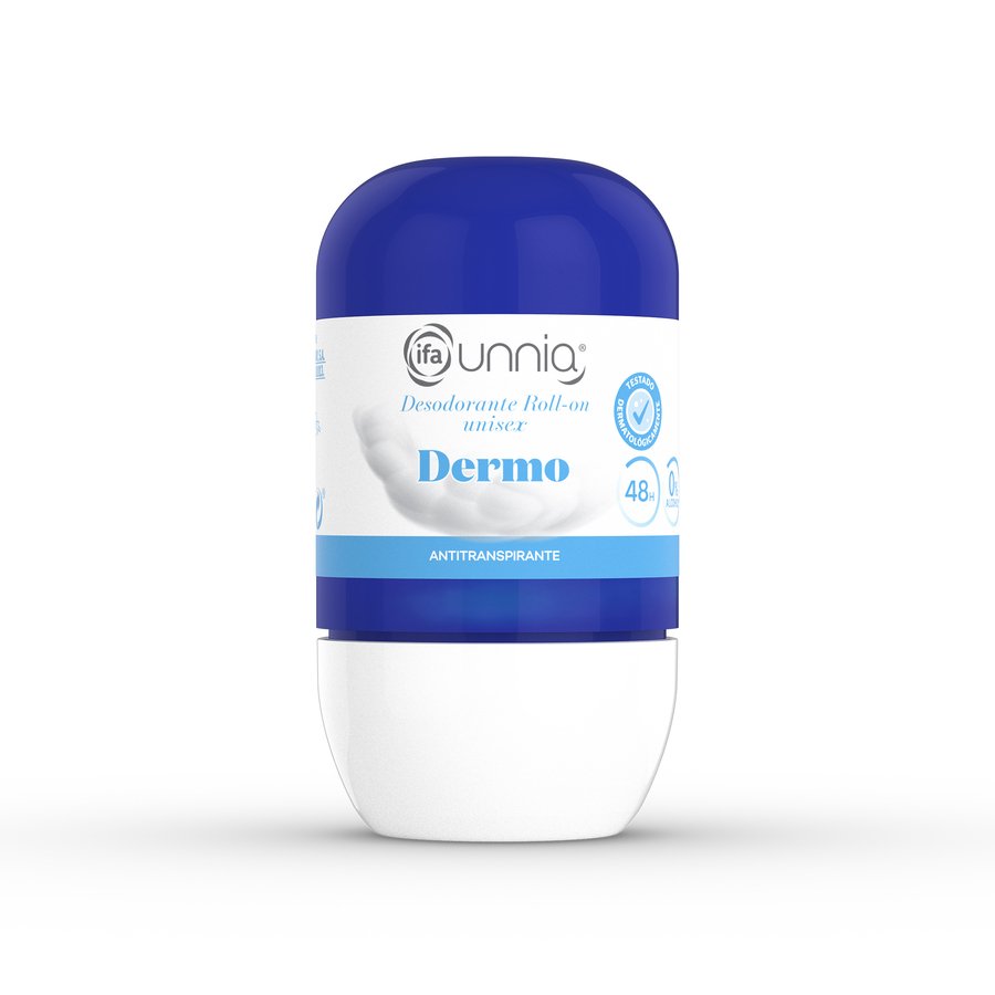 Desodorante IFA UNNIA unisex dermo 48H roll on 75 ml