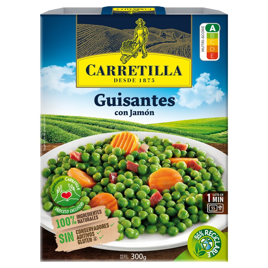 Imagen de Guisantes con jamón CARRETILLA 300 g