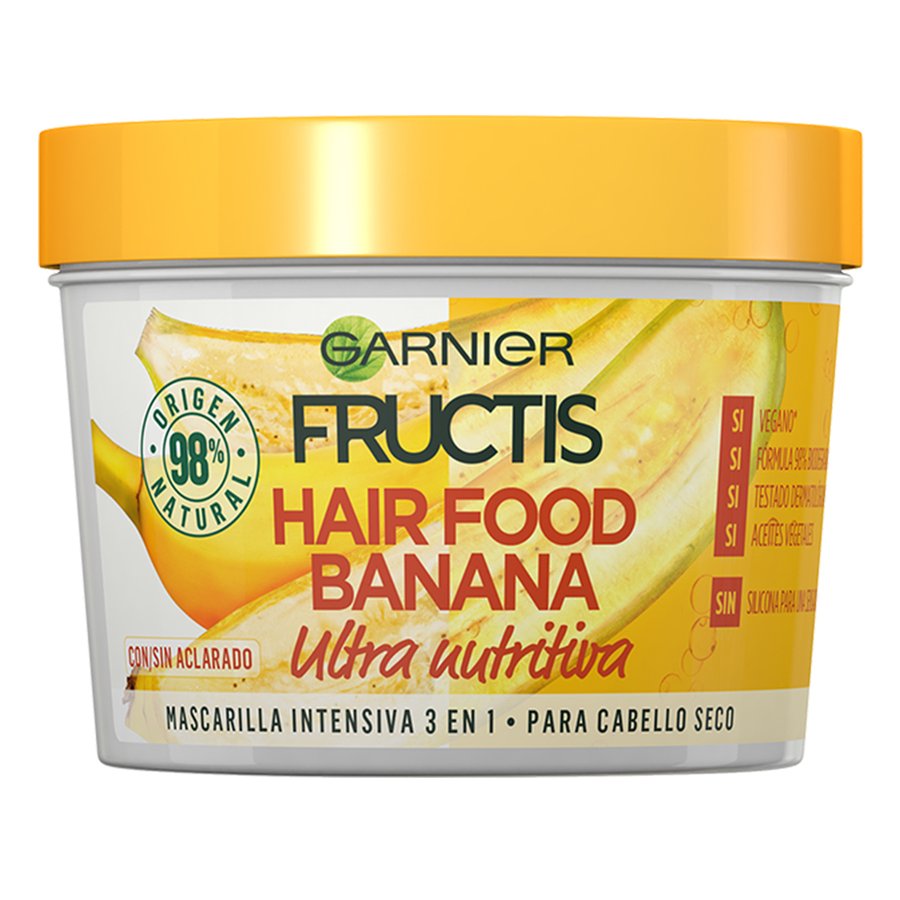 Mascarilla FRUCTIS Hair Food Banana nutritiva 400 ml