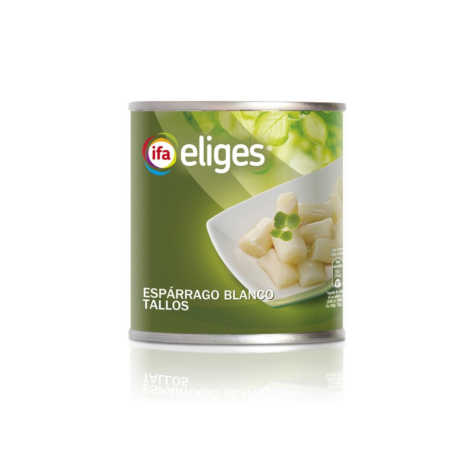 Tallos espárrago blanco IFA ELIGES lata 240 g pne.
