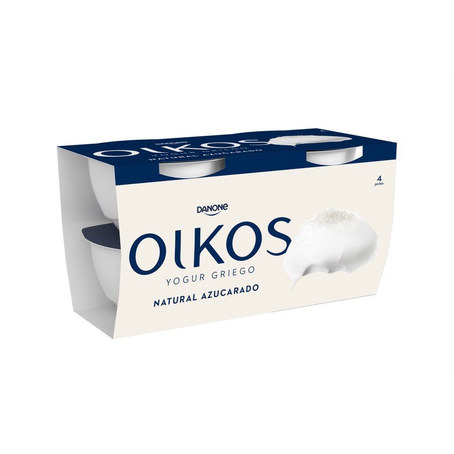 Imagen de Yogur OIKOS DANONE natural azucarado pack 4x110 g