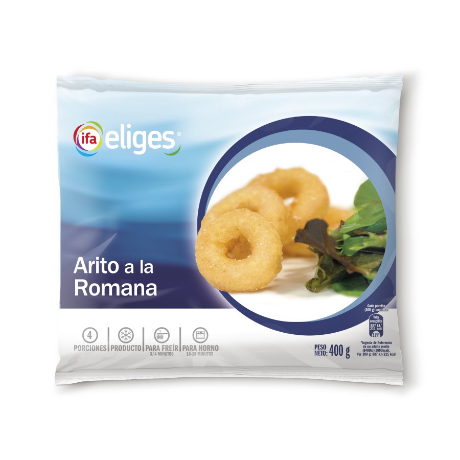 Arito a la romana congelados IFA ELIGES 400 g pn.