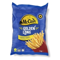 Patatas congeladas MCCAIN Golden Long  bolsa 1 kg