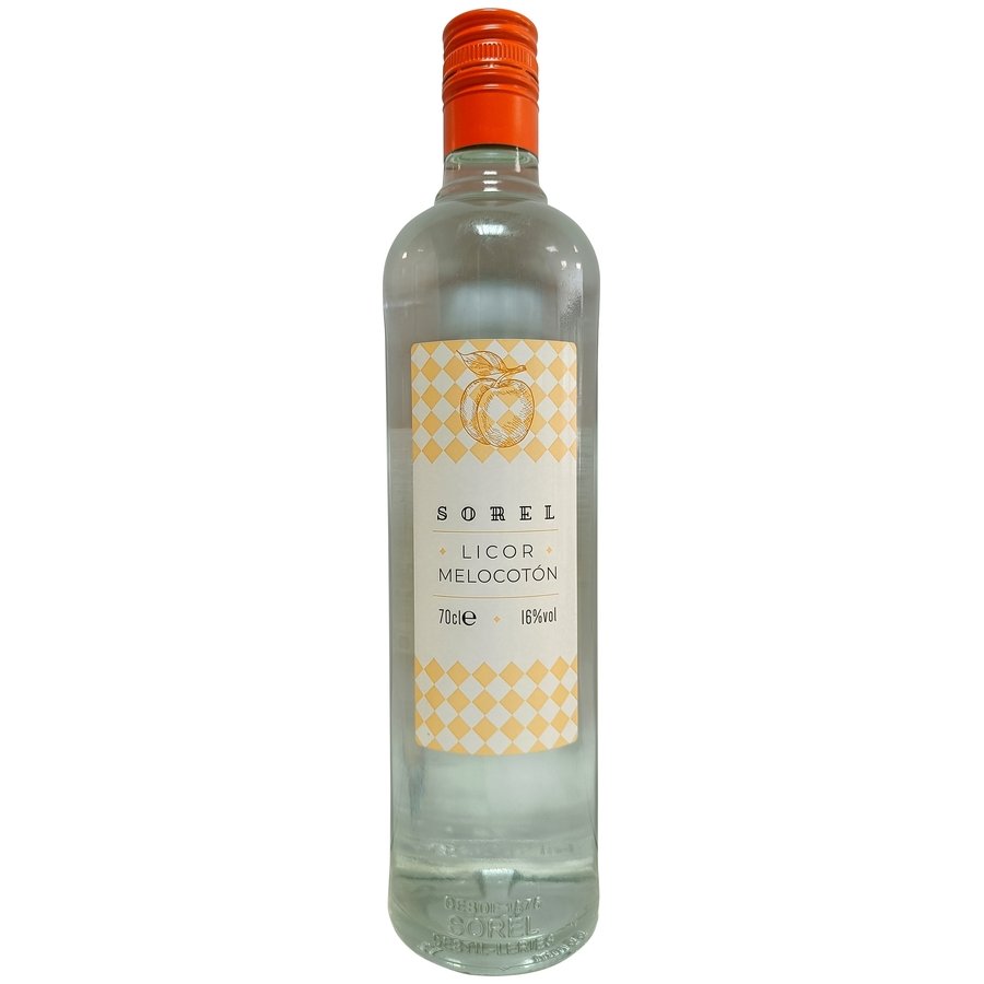 Licor melocotón sorel TRIAL botella 70 cl