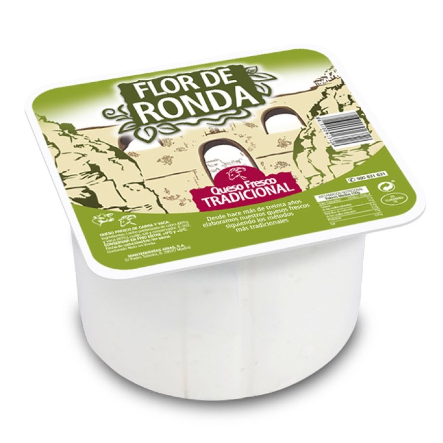 Imagen de Queso fresco de cabra y vaca FLOR DE RONDA kilo
