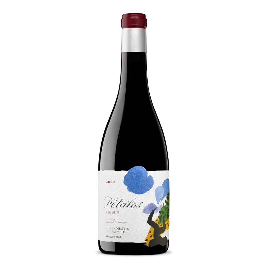 Vino tinto D.O.Bierzo PETALOS mencía botella 75 cl