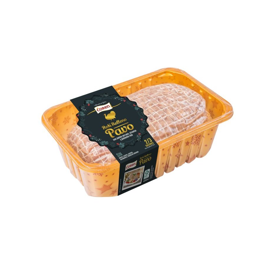Roti de pavo relleno COREN bandeja 750 g