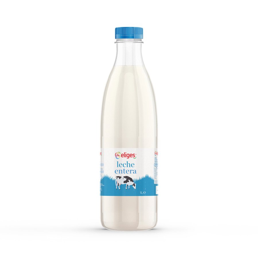 Leche fresca IFA ELIGES entera botella 1 l
